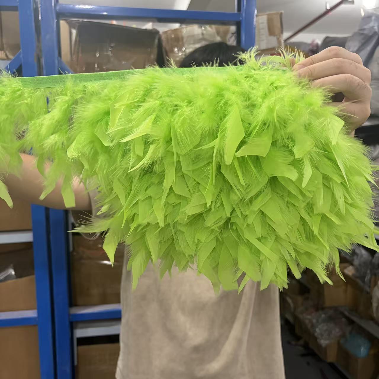 Feather Trim Marabou - Doğal Türkiye Marabu Tüyü Şerit 1/2/5/10M