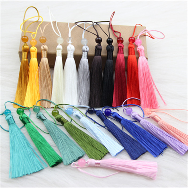 10 adet Polyester Ipek Püskül  - Beaded Trim Fringe incelemesi ve fiyatı