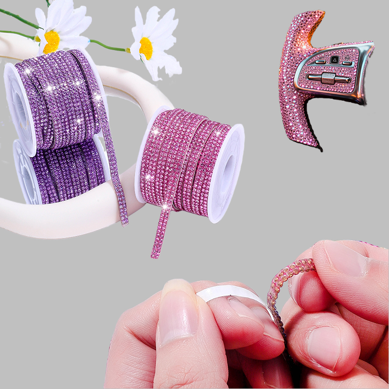 QIAO 10 Yard Rulo Kendinden Ya - Hotfix Rhinestone Sheet incelemesi ve fiyatı