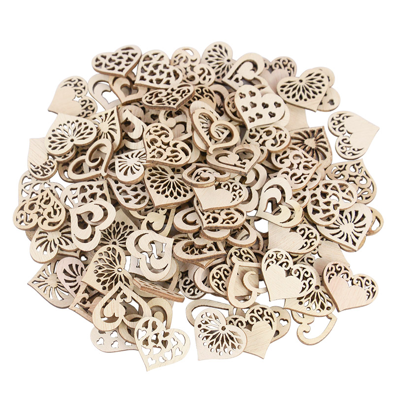 50/100 adet Delikli Kalp Desen - Craft Embellishment incelemesi ve fiyatı
