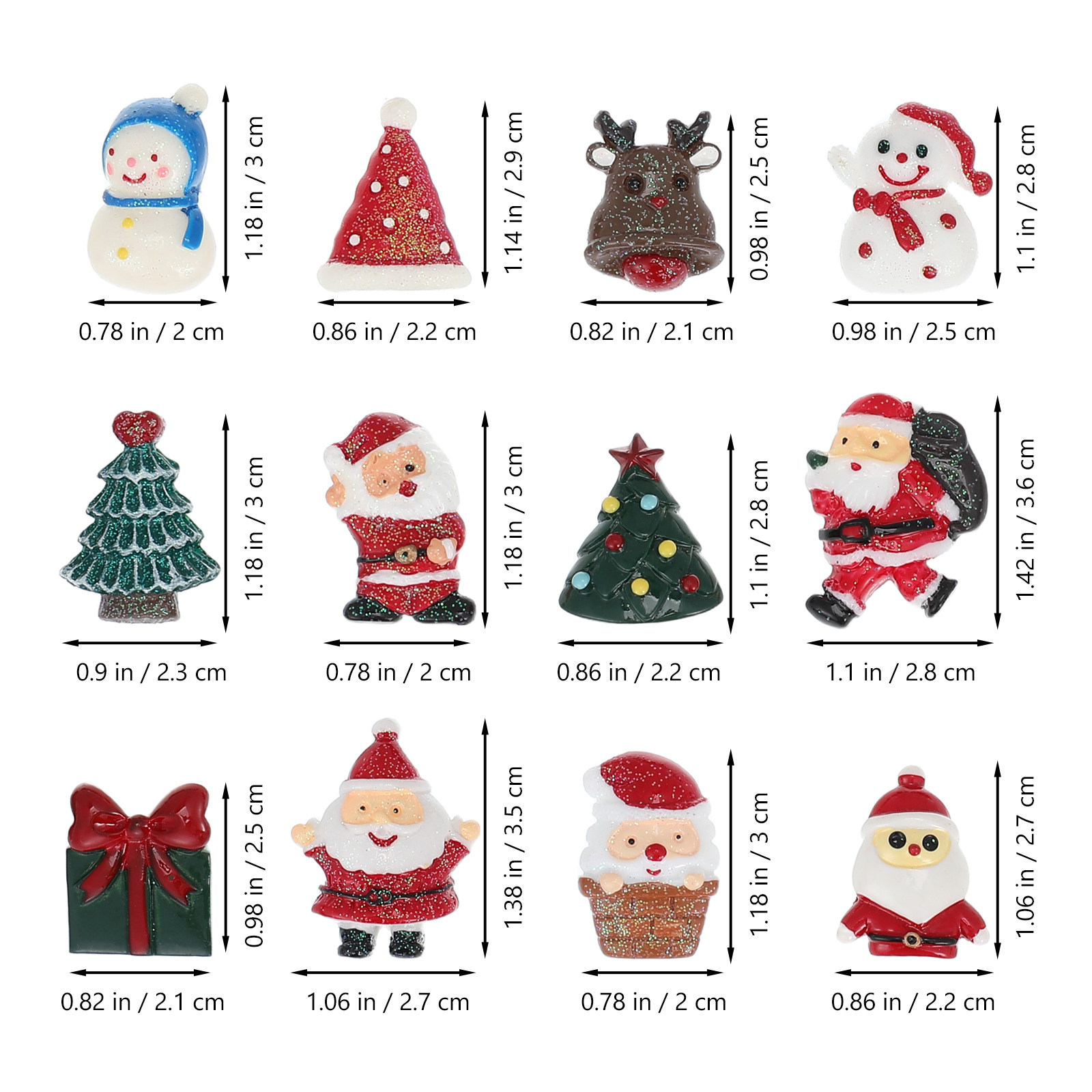 50 PCS Süsleme Noel Süsleri Ka - Craft Embellishment incelemesi ve fiyatı