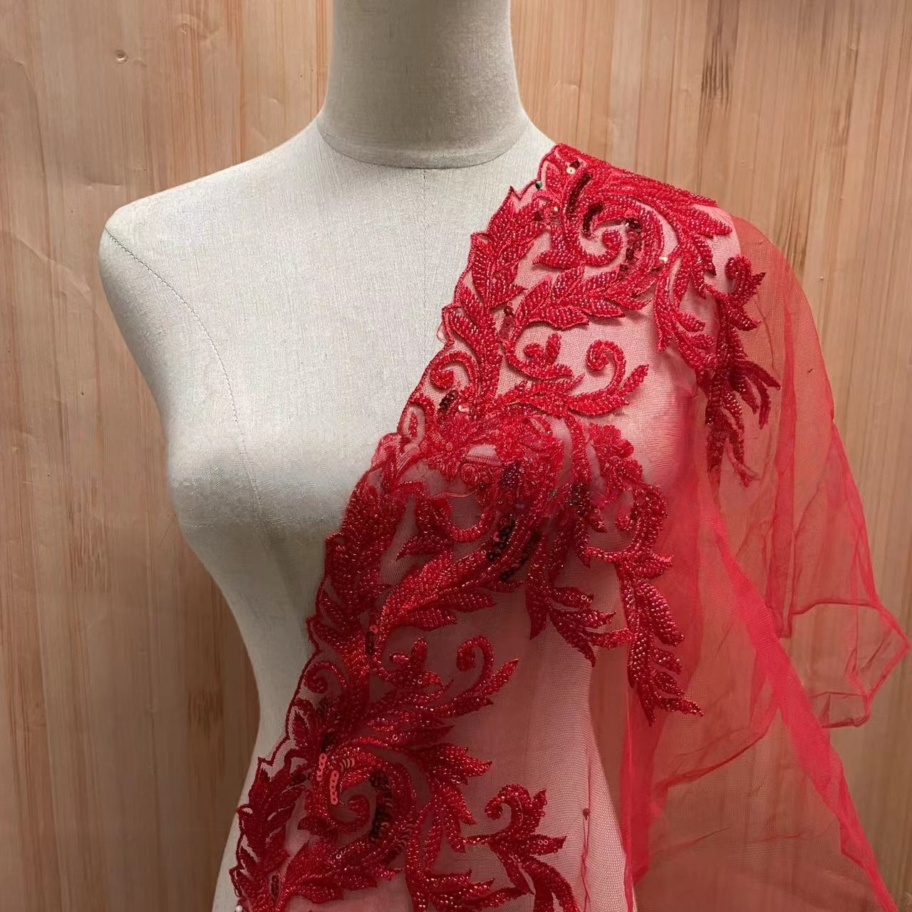 Gelinlik Kumaşı için Desen Pay - Beaded Trim Fringe incelemesi ve fiyatı