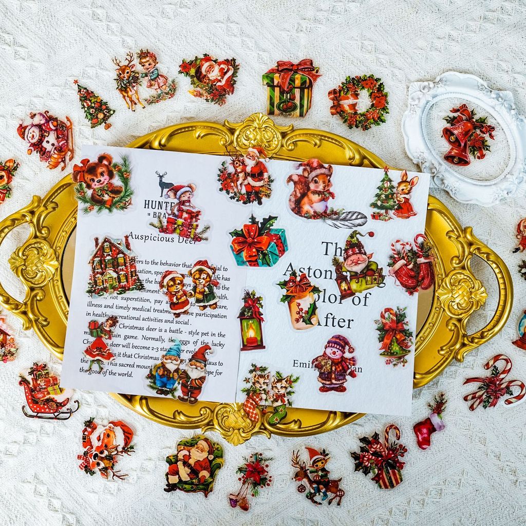 50 Adet Noel Baba Hediye PET Ç - Christmas Craft Embellishment incelemesi ve fiyatı