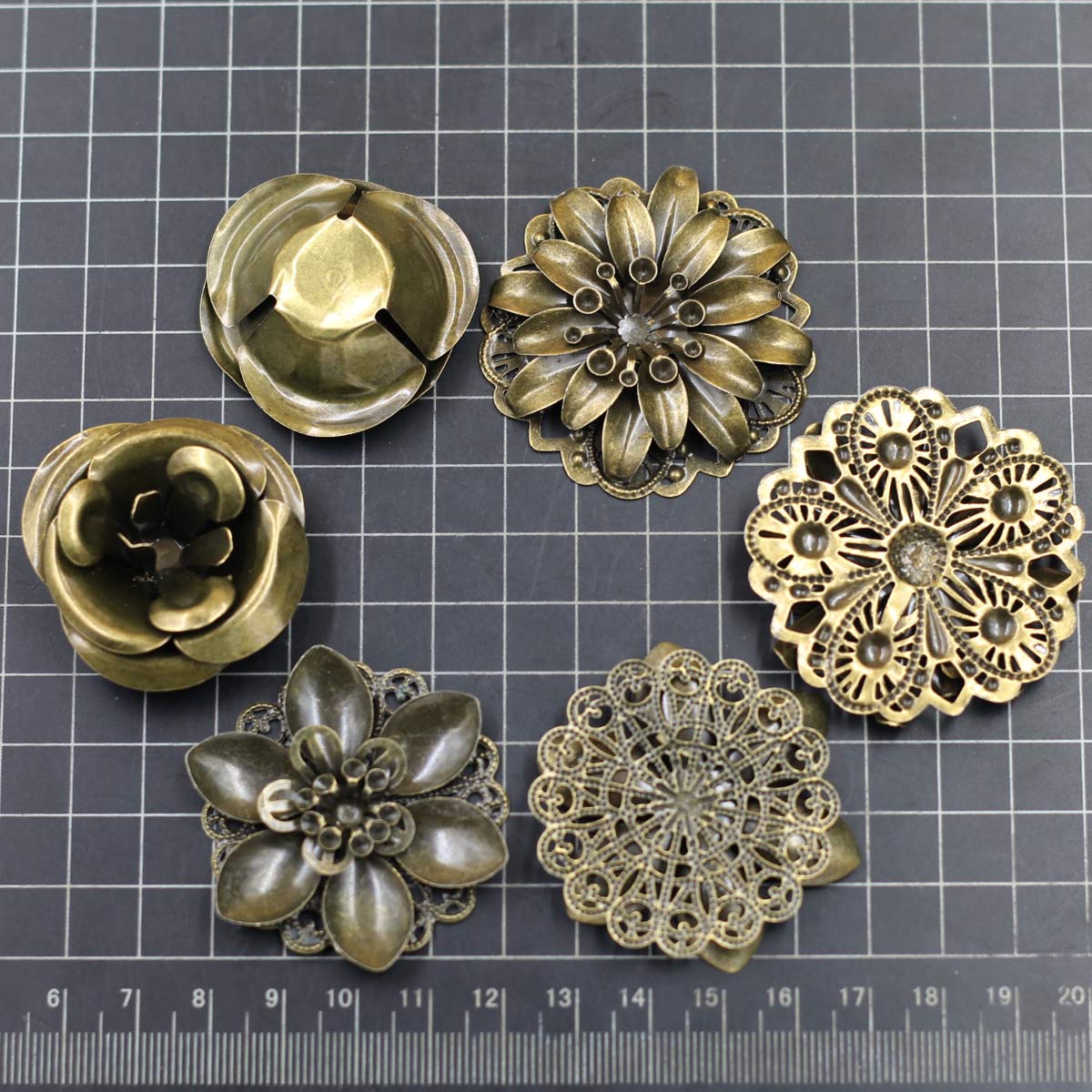 6 Adet Bezemeler Kombinasyonu  - Craft Embellishment incelemesi ve fiyatı