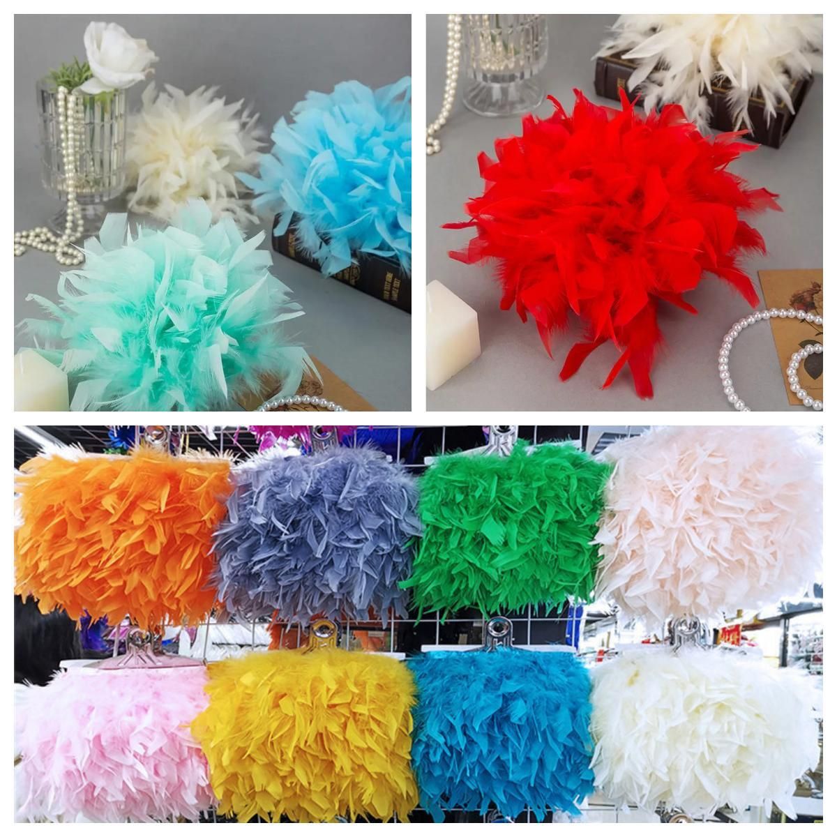 Doğal Türkiye Marabu Tüyü Şeri - Feather Trim Marabou incelemesi ve fiyatı