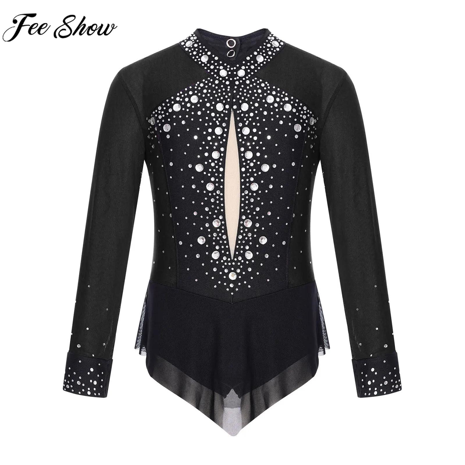 Çocuk Kız Artistik Patinaj Kos - Rhinestone Banding Trim incelemesi ve fiyatı